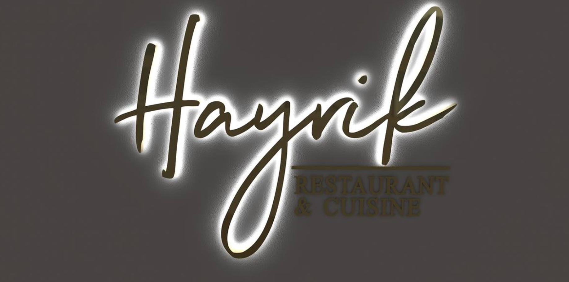 Custom Business Sign for Hayrik