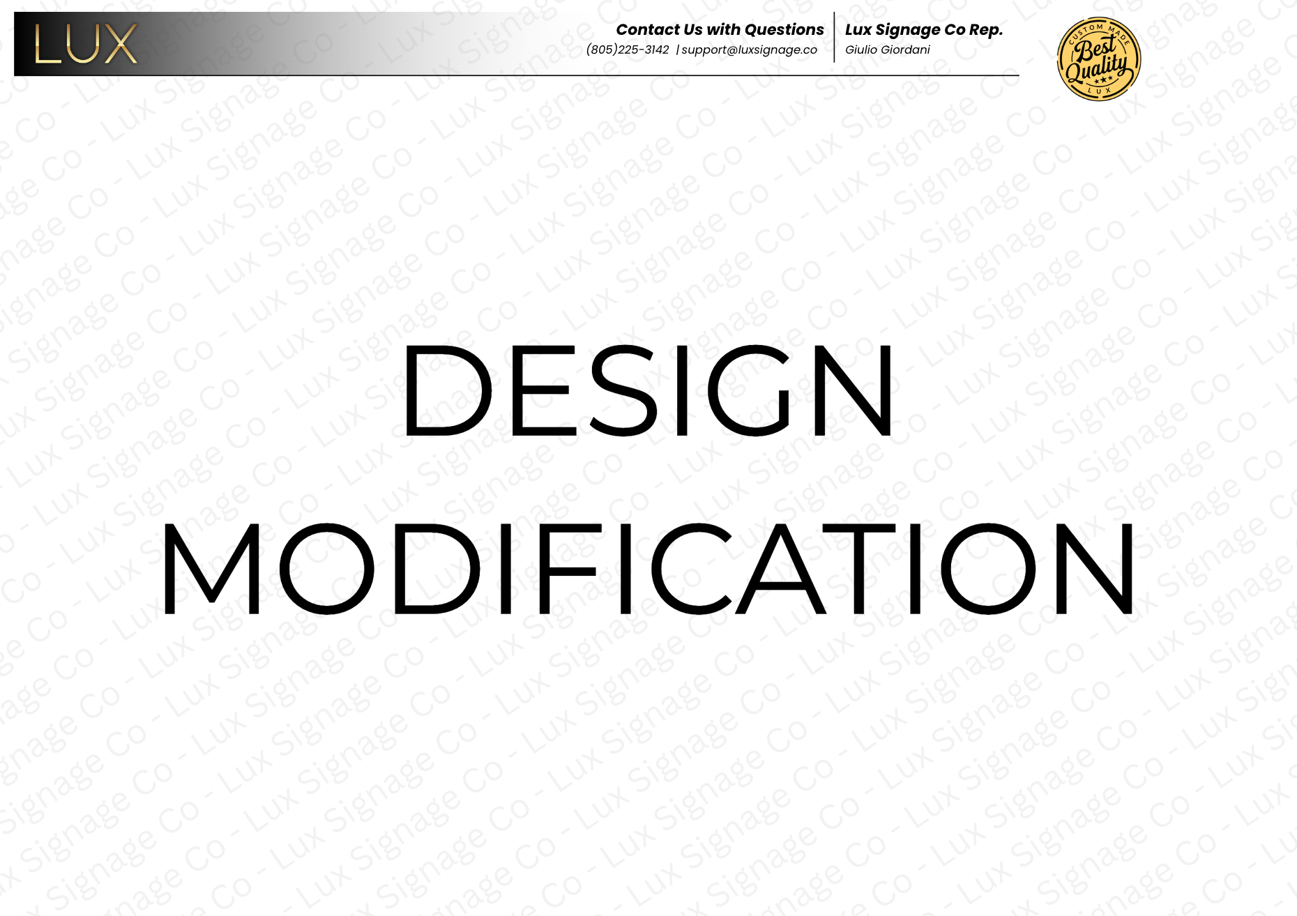 Lebra Sign Modification – Lux Signage Co
