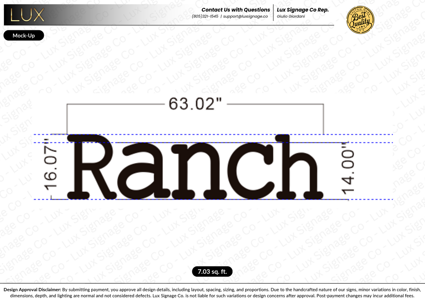 Custom Business Sign for Jon Carlson