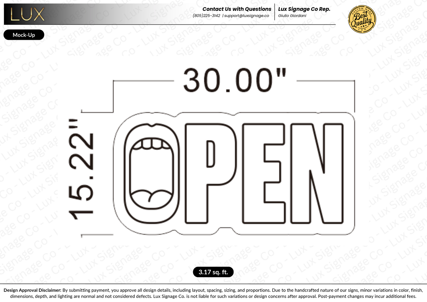 Custom Business Sign for Tacolada