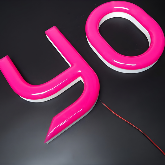 Custom acrylic LED neon sign for logos and text