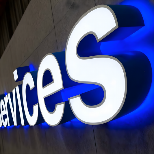 Trim-Cap Dual-Lit Channel Letters