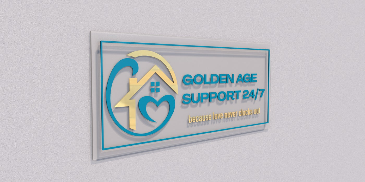 Custom Business Sign for Deqa - Golden Age Support