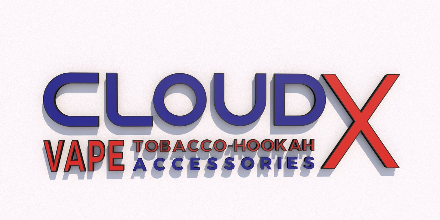 Custom Business Sign for (Cloud X) - Quantity 2