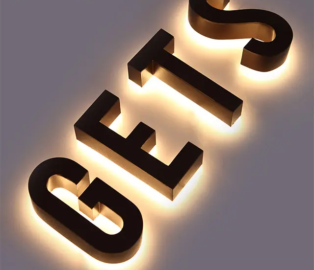 Custom Back-lit Channel Letters