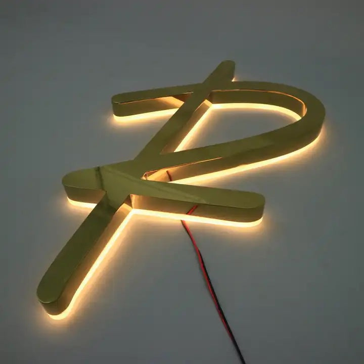 Durable back-lit channel letter signage for commercial exterior - premium quality