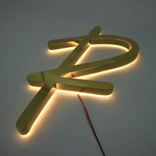 Durable back-lit channel letter signage for commercial exterior - premium quality