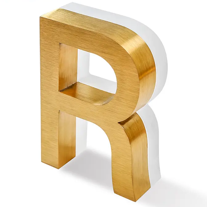 Retail store back-lit channel letters - custom light-up signs with unmatched elegance