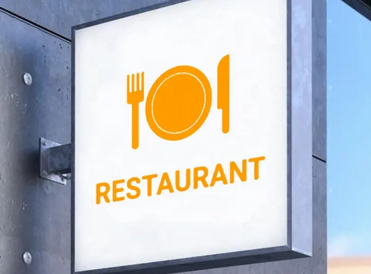 Outdoor Blade signage for restaurants and cafes