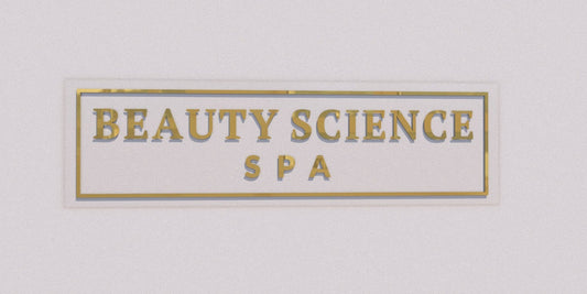 Custom Business Sign for Beauty Science Bar - Iskra
