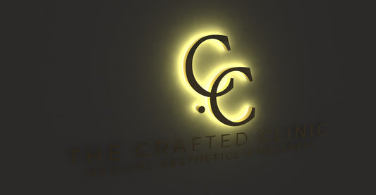 Custom Business Sign for "The Crafted Clinic" | 1-Year Warranty