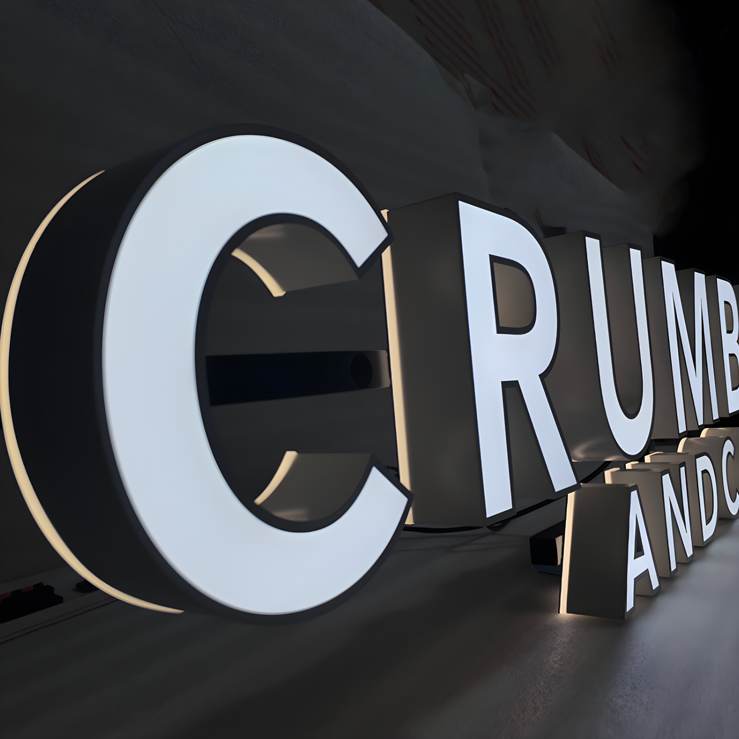 Trim-Cap Dual-Lit Channel Letters