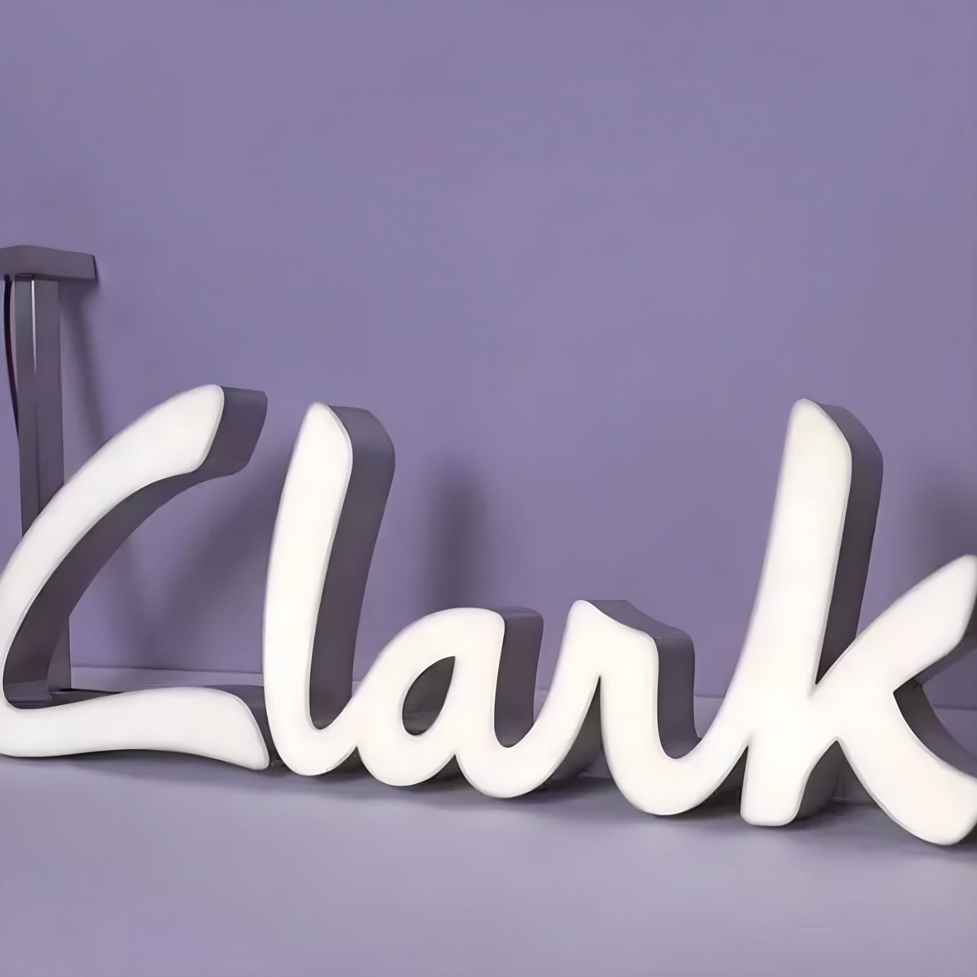 Weatherproof trimless LED front-lit letters for outdoor business signage