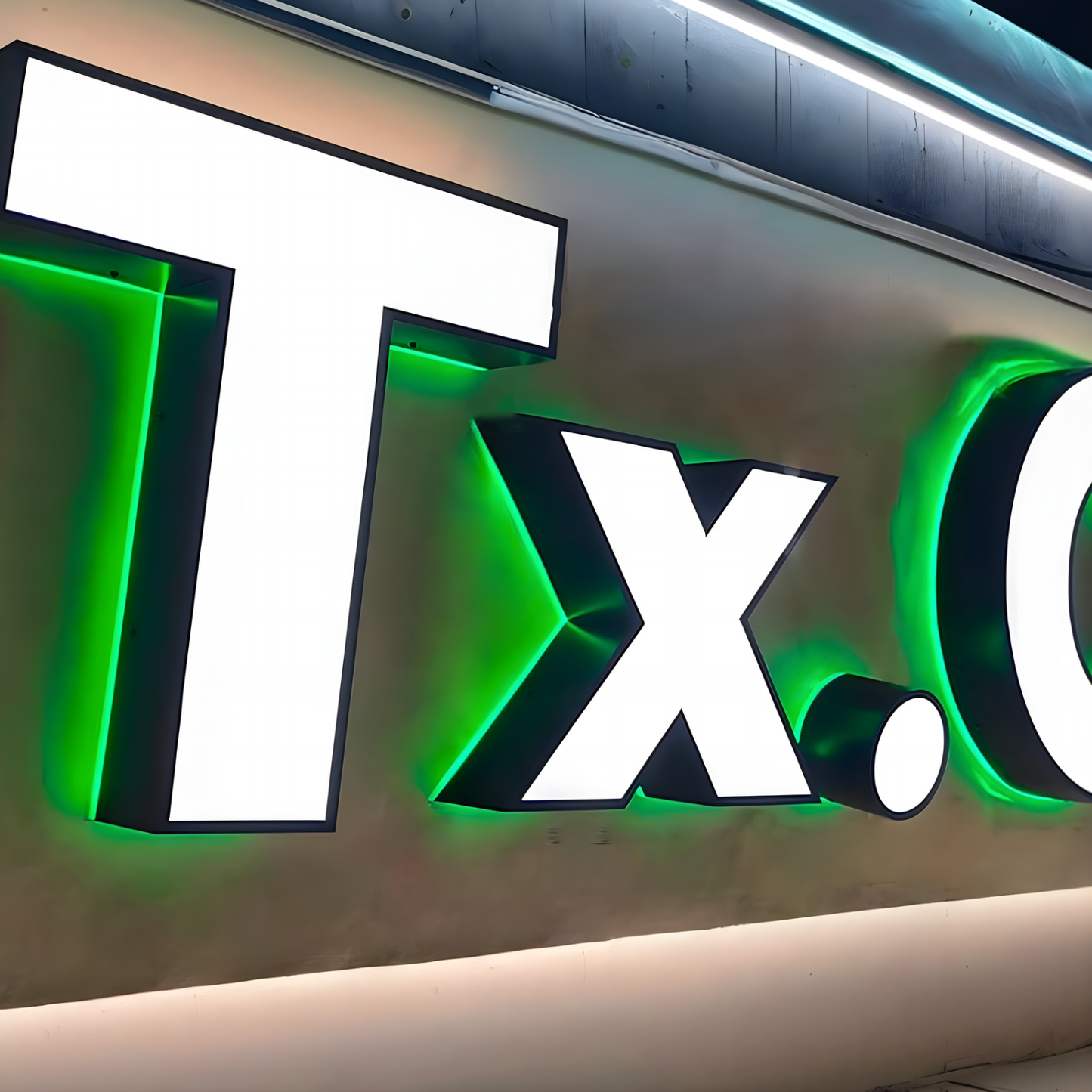 Trim-Cap Dual-Lit Channel Letters