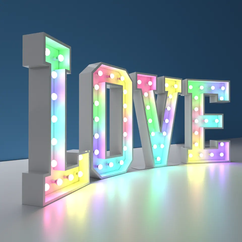 Durable marquee letter signs for indoor and outdoor events