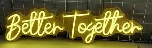 Durable LED Neon sign with custom design for special occasions