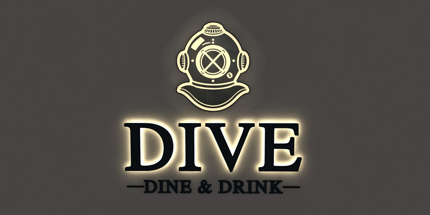 Custom Business Sign for Nicole (DIVE)