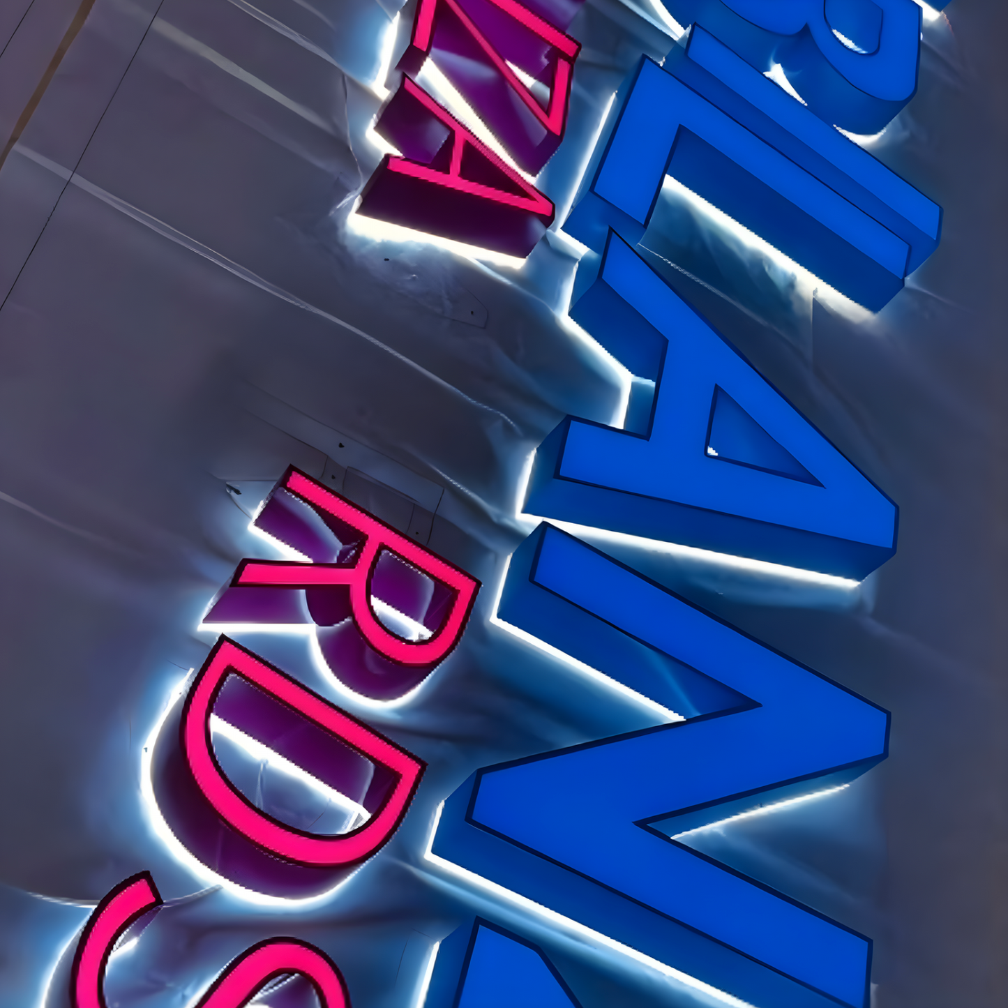 Trim-Cap Dual-Lit Channel Letters