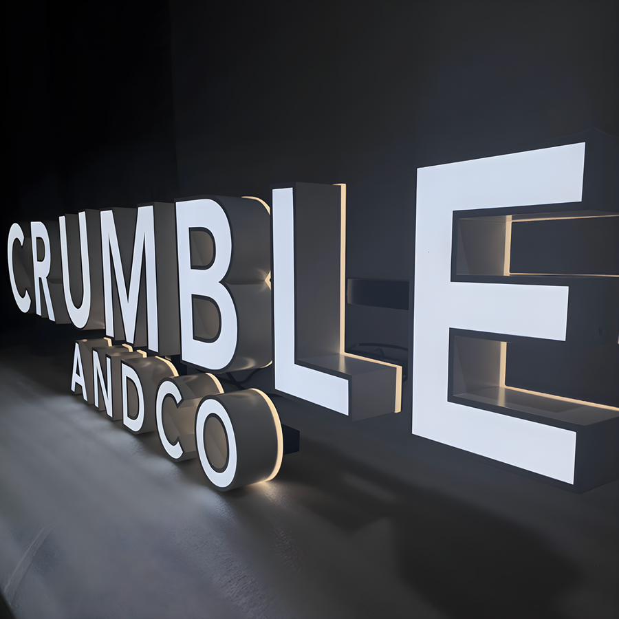 Trim-Cap Dual-Lit Channel Letters