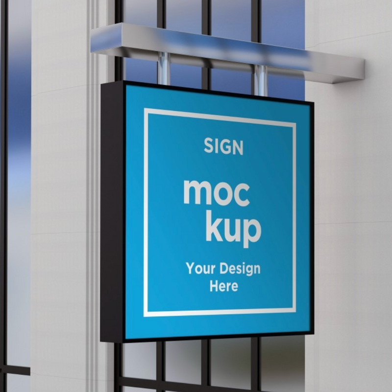 Flat-cut Hanging Blade Sign