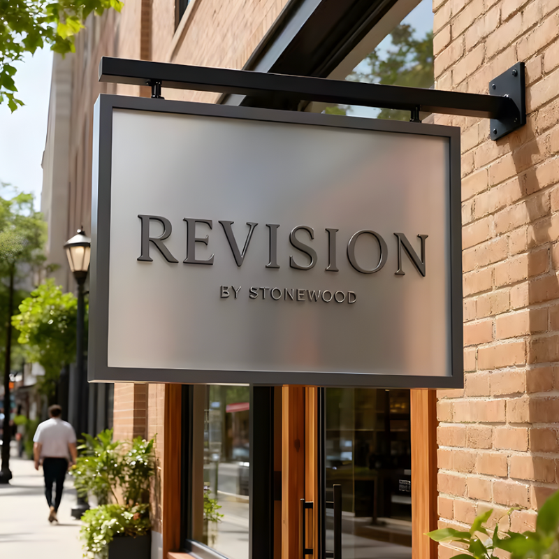 Flat-cut Hanging Blade Sign