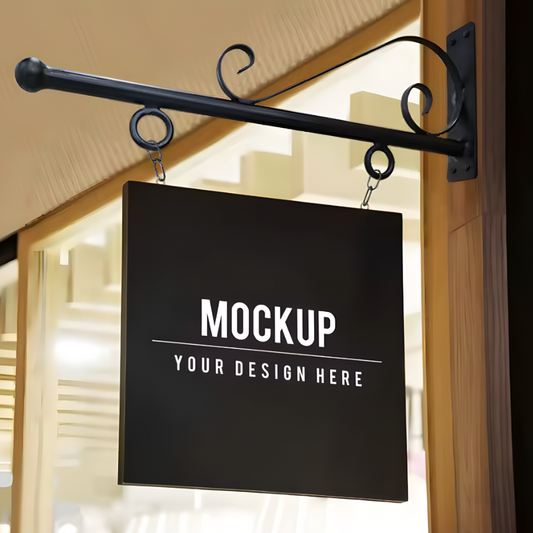 Flat-cut Hanging Blade Sign