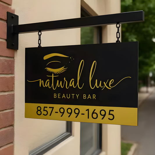 Flat-cut Hanging Blade Sign