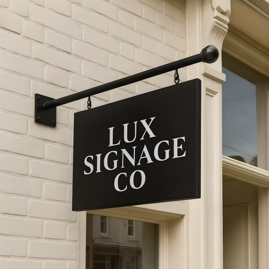 Flat-cut Hanging Blade Sign