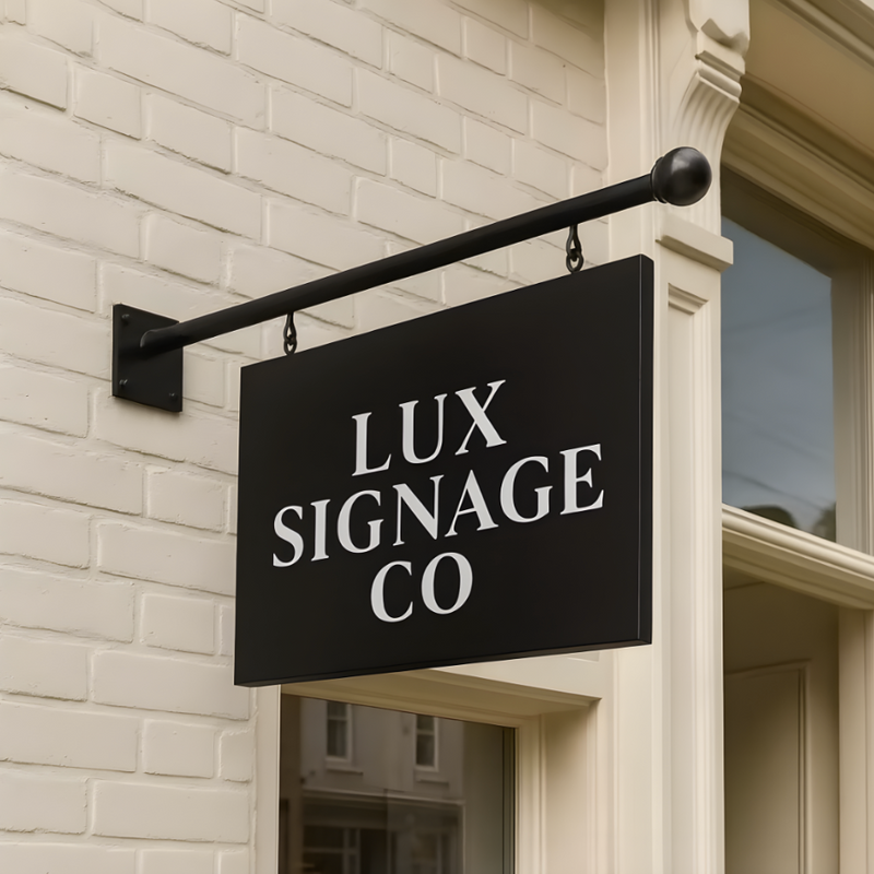 Flat-cut Hanging Blade Sign