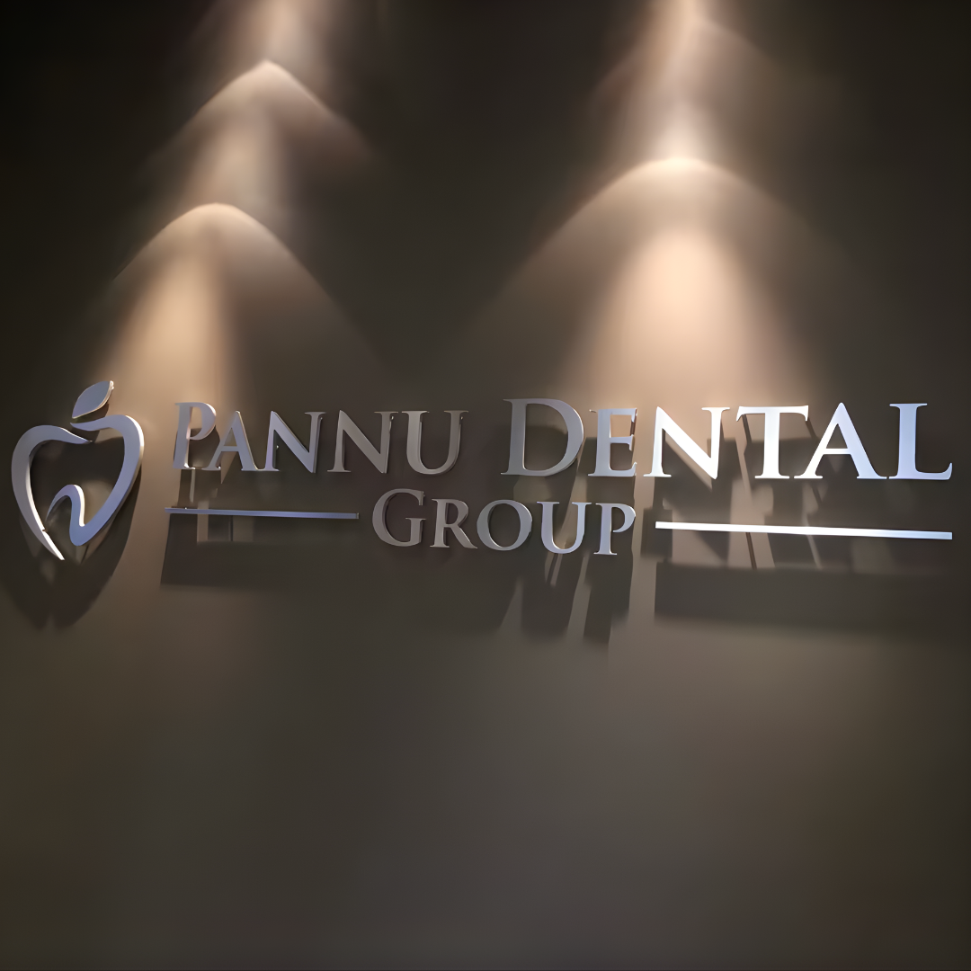 Commercial flat-cut sign for logos and business lettering