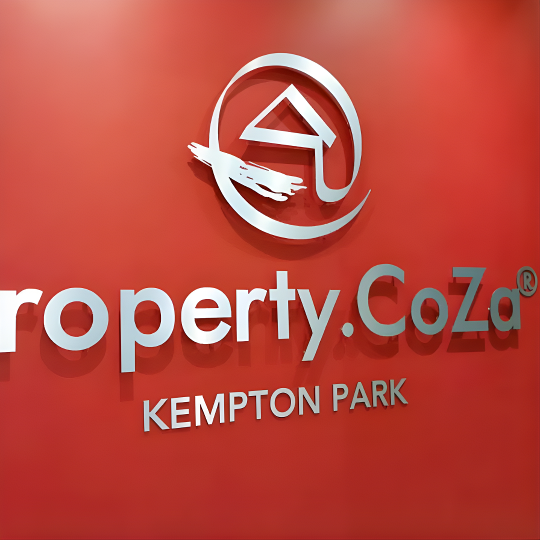 Outdoor-ready flat-cut sign for commercial signage