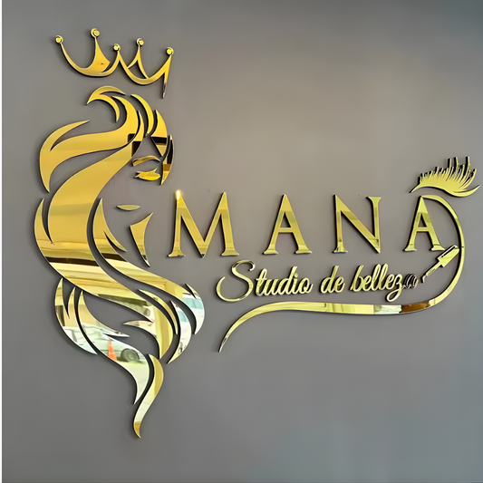 Contemporary flat-cut sign for professional storefronts