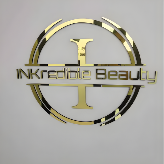 Exterior flat-cut metal sign for long-term visibility