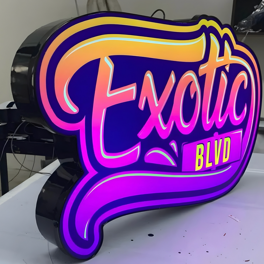 Trim-Cap Front-Lit Lightbox