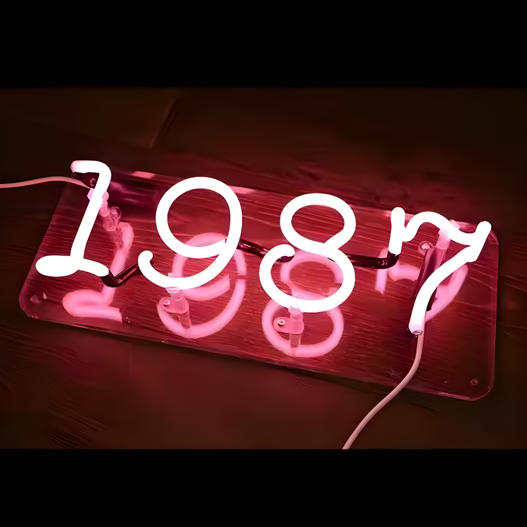 Glass Neon Sign