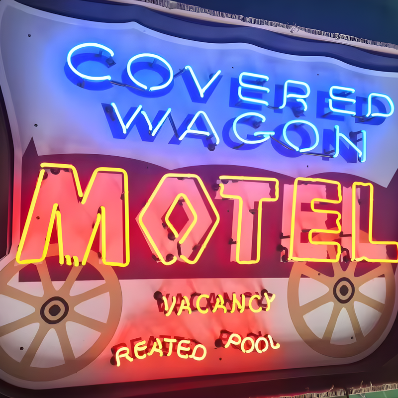 Glass Neon Sign