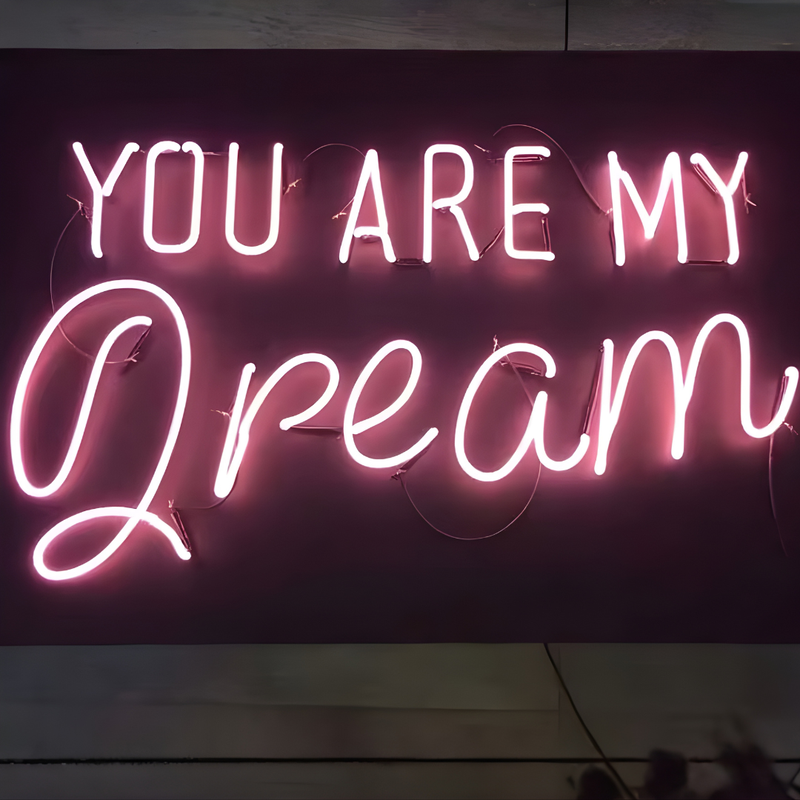 Glass Neon Sign