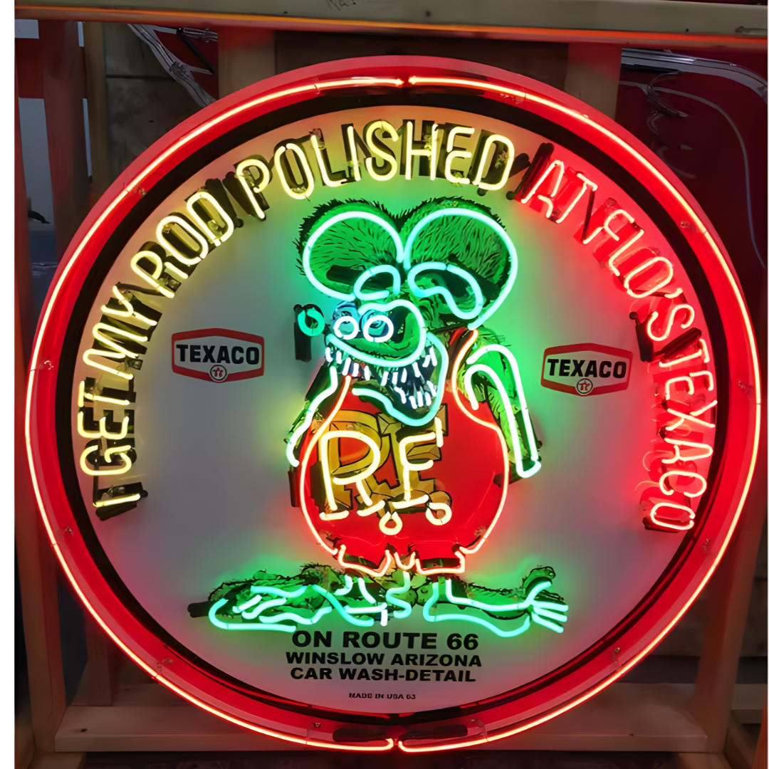 Glass Neon Sign