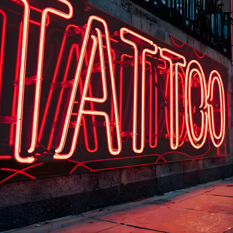 Glass Neon Sign
