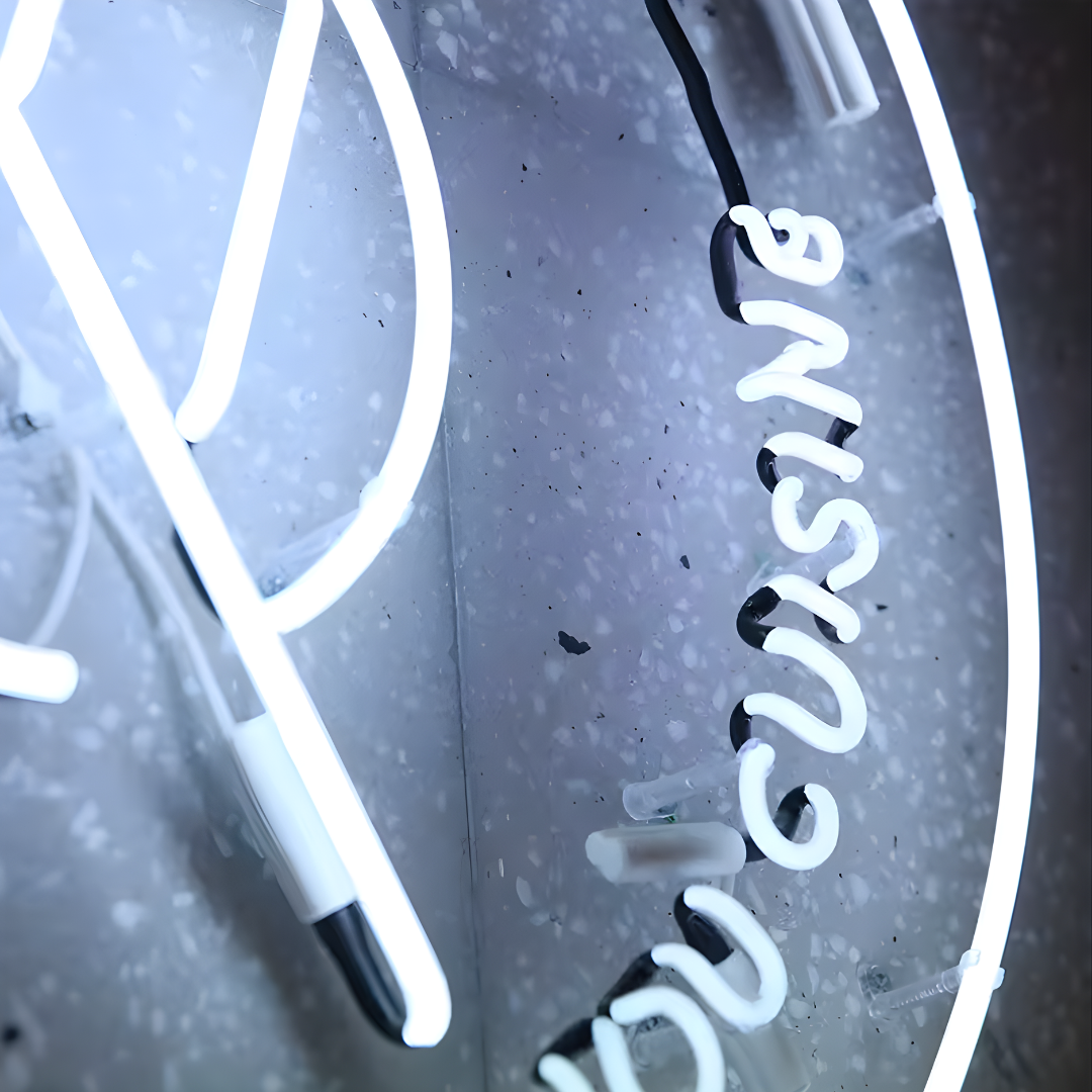 Glass Neon Sign