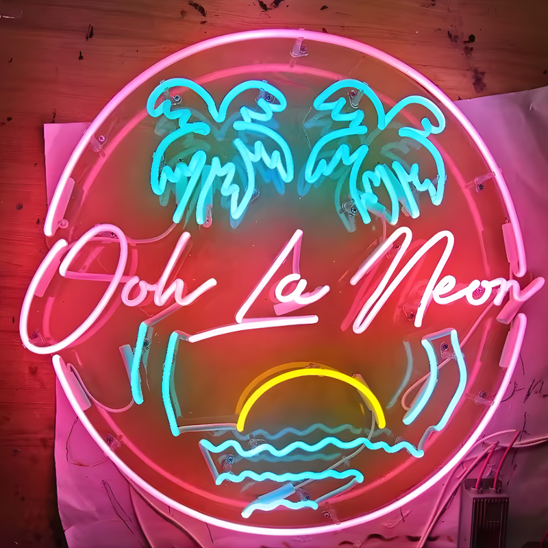 Glass Neon Sign