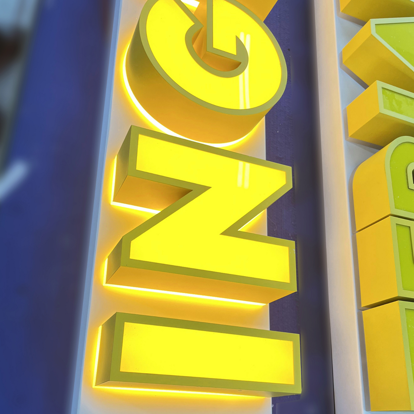 Trim-Cap Dual-Lit Channel Letters