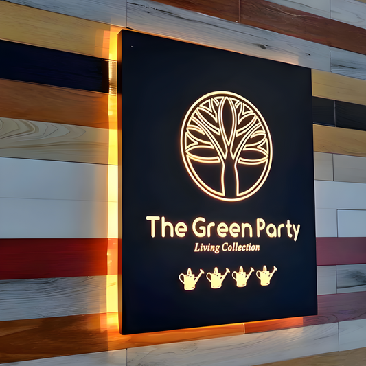 Durable hollow-out LED lightbox with bright commercial illumination