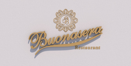 Custom Business Sign for Cristian - Buonasera