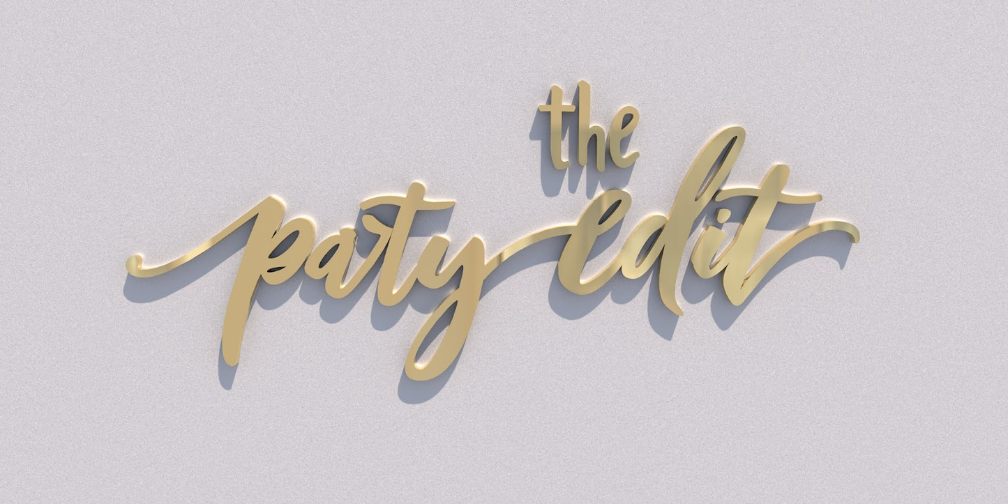 Custom Business Sign: the party edit