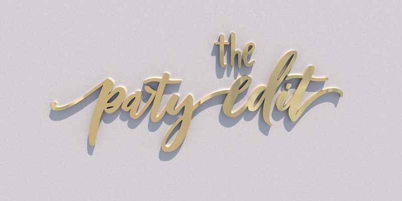 Custom Business Sign: the party edit