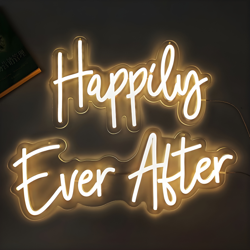 Modern LED neon sign for business branding