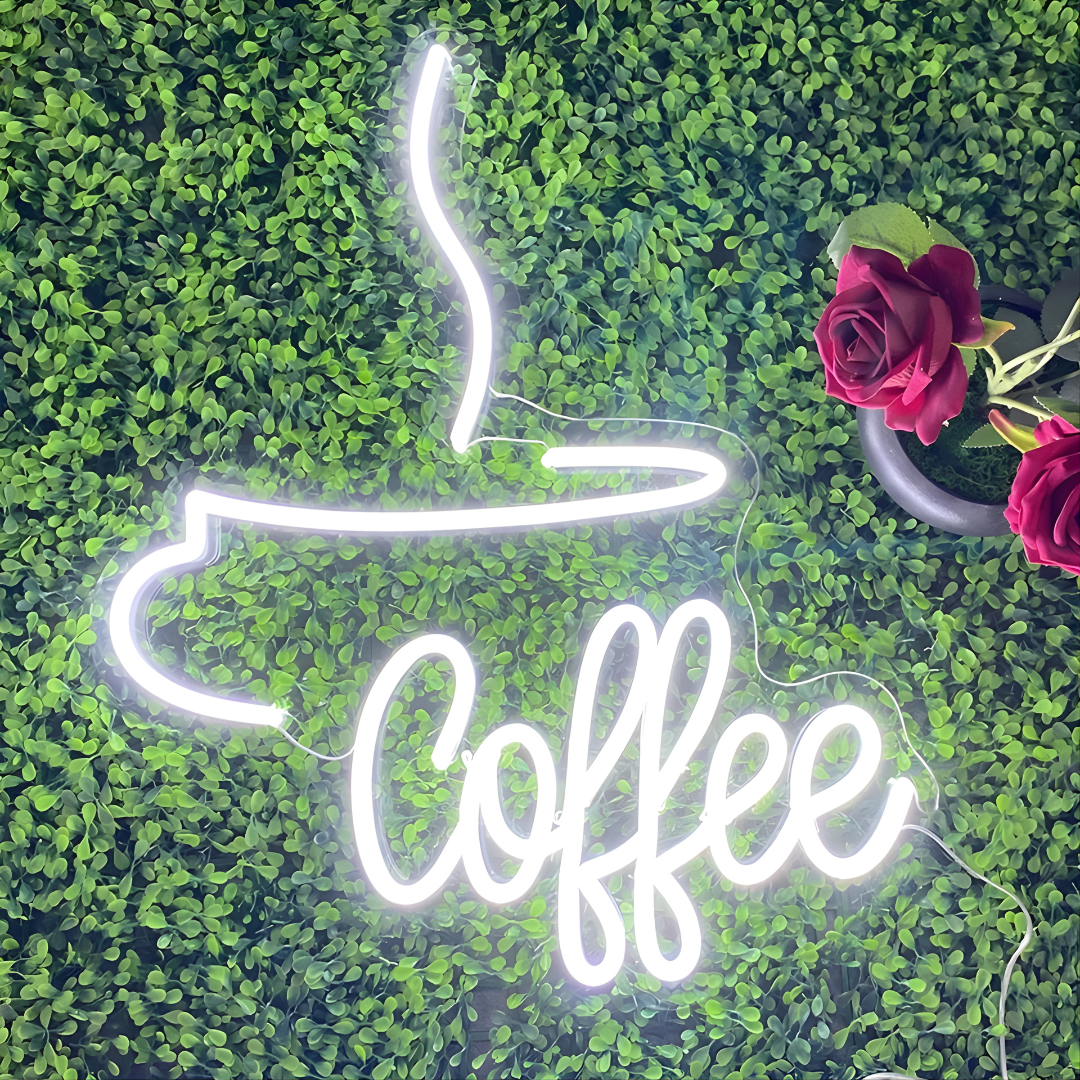 Contemporary LED neon sign for visual impact