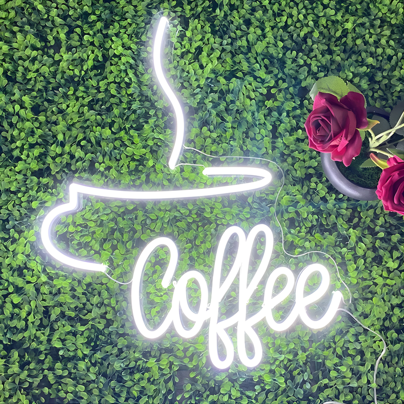 Contemporary LED neon sign for visual impact