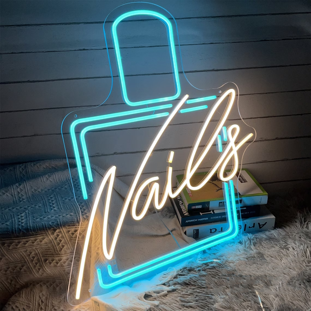 Architectural LED neon sign for branding accents